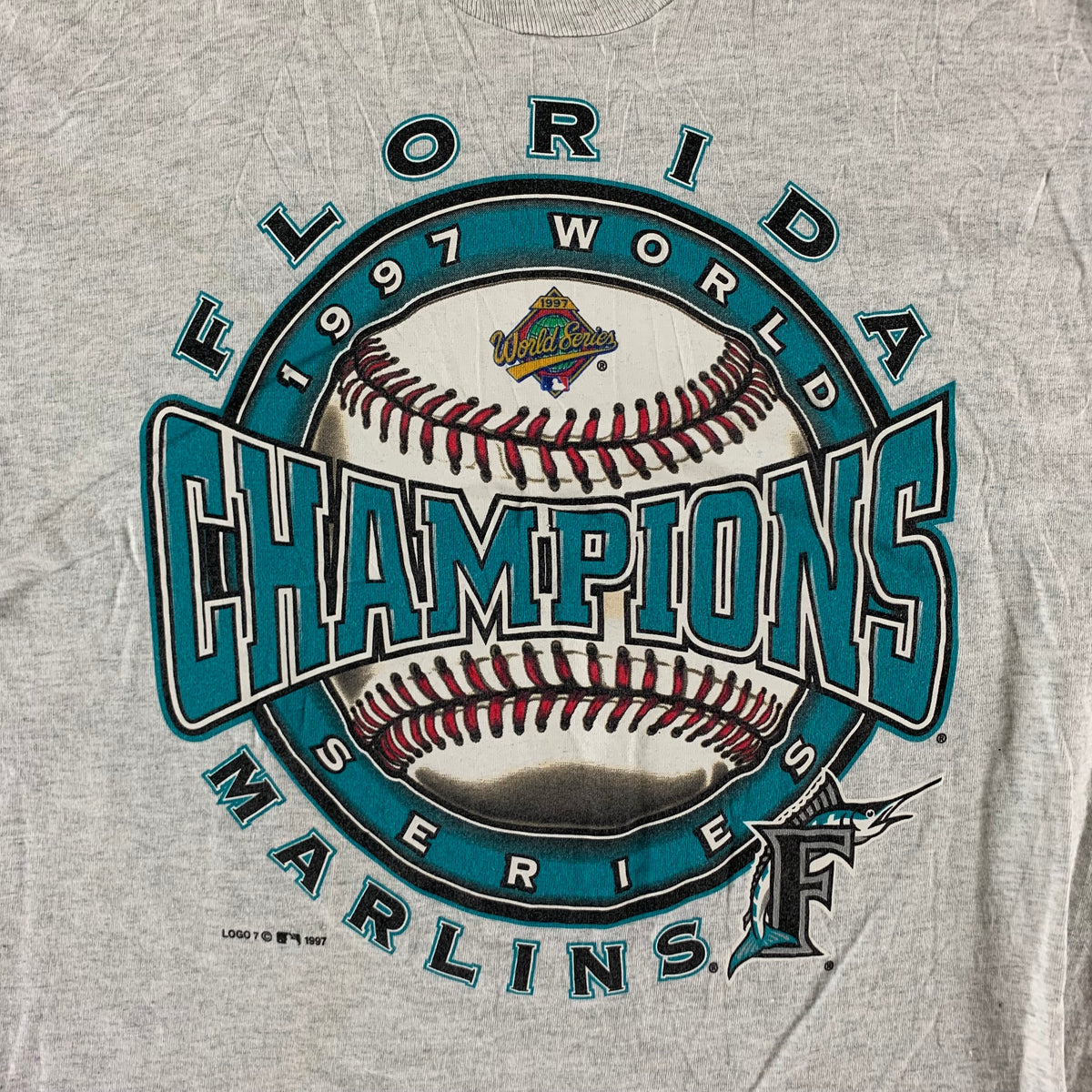 1997 World Series Champions Florida Marlins Tee Shirt