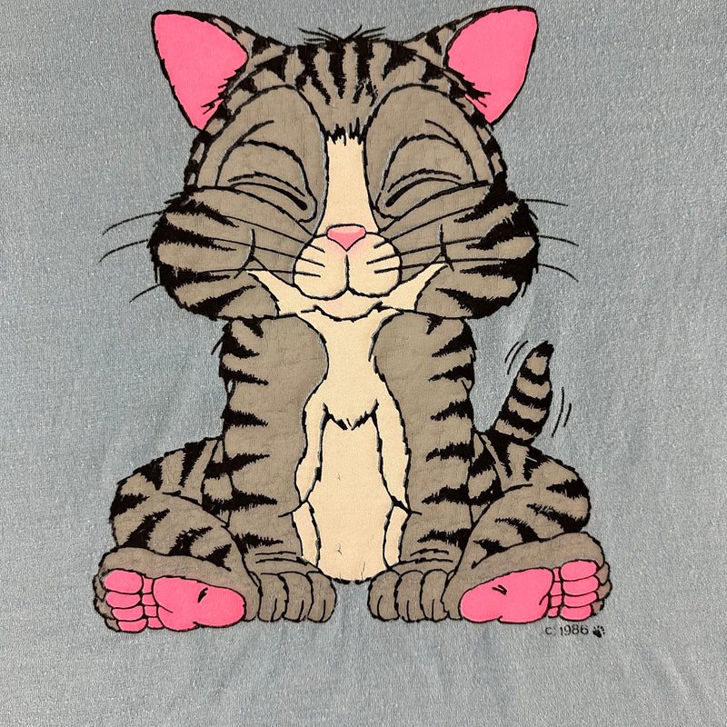 Vintage 1986 Cat T-shirt size Medium