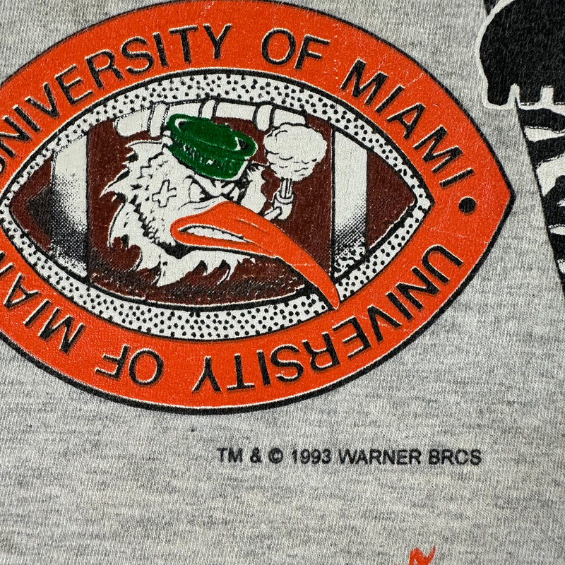 Vintage 1993 University of Miami T-shirt size XL