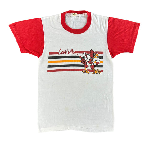 Vintage 1980s Louisville Cardinals T-shirt size Small