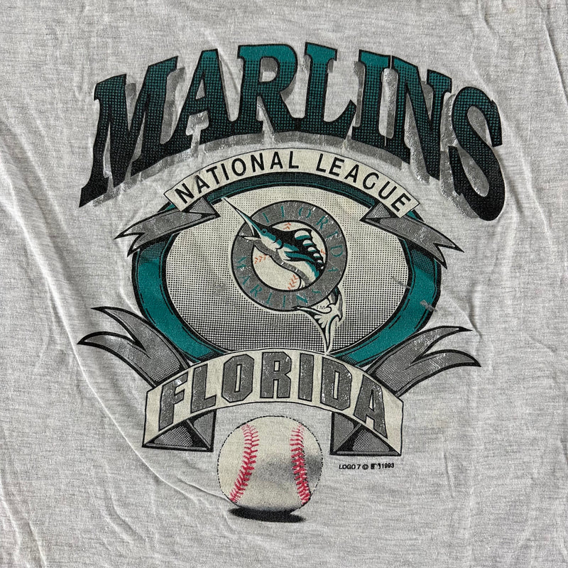 Vintage 1993 Florida Marlins T-shirt size Large