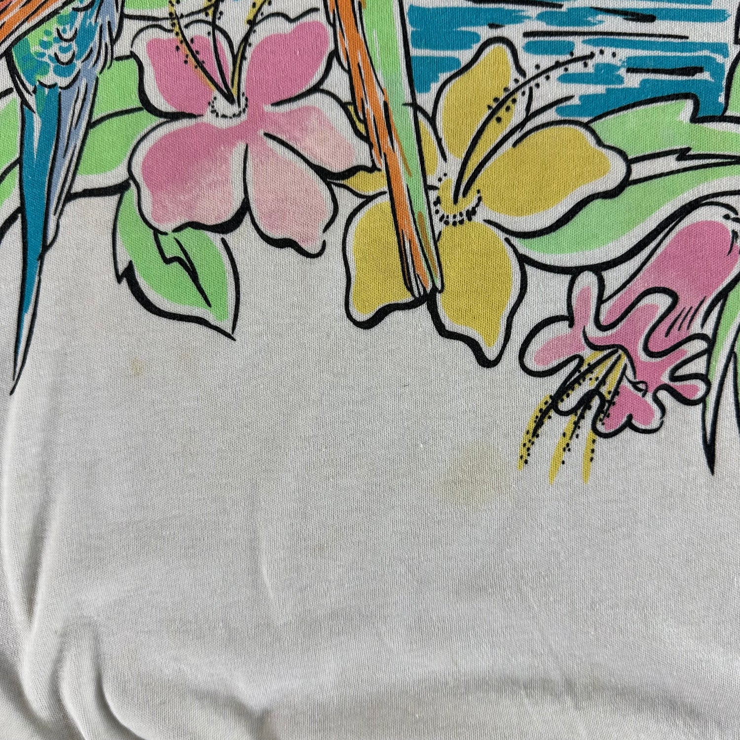 Vintage 1980s Flower T-shirt size Medium