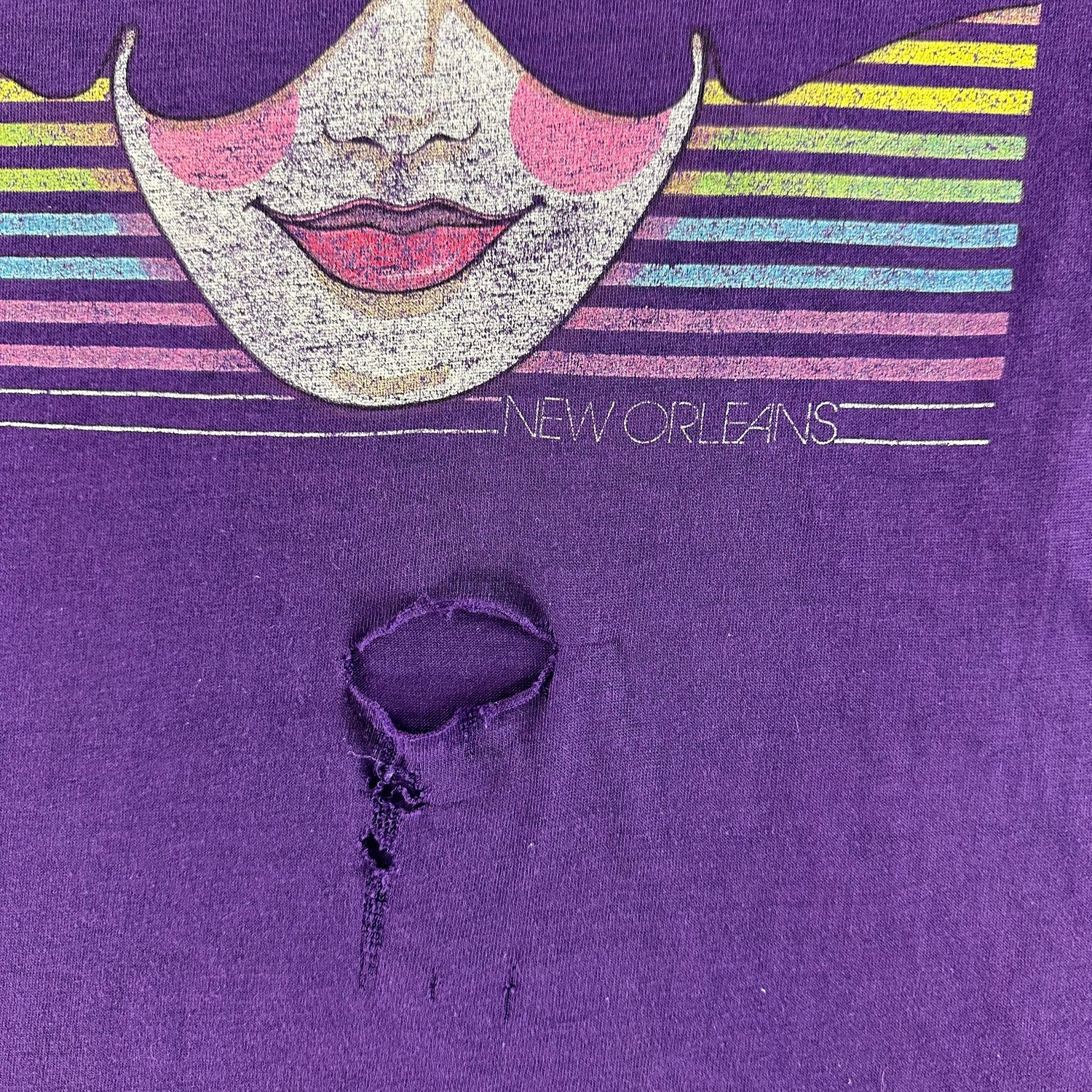 Vintage 1985 Mardi Gras T-shirt size Small