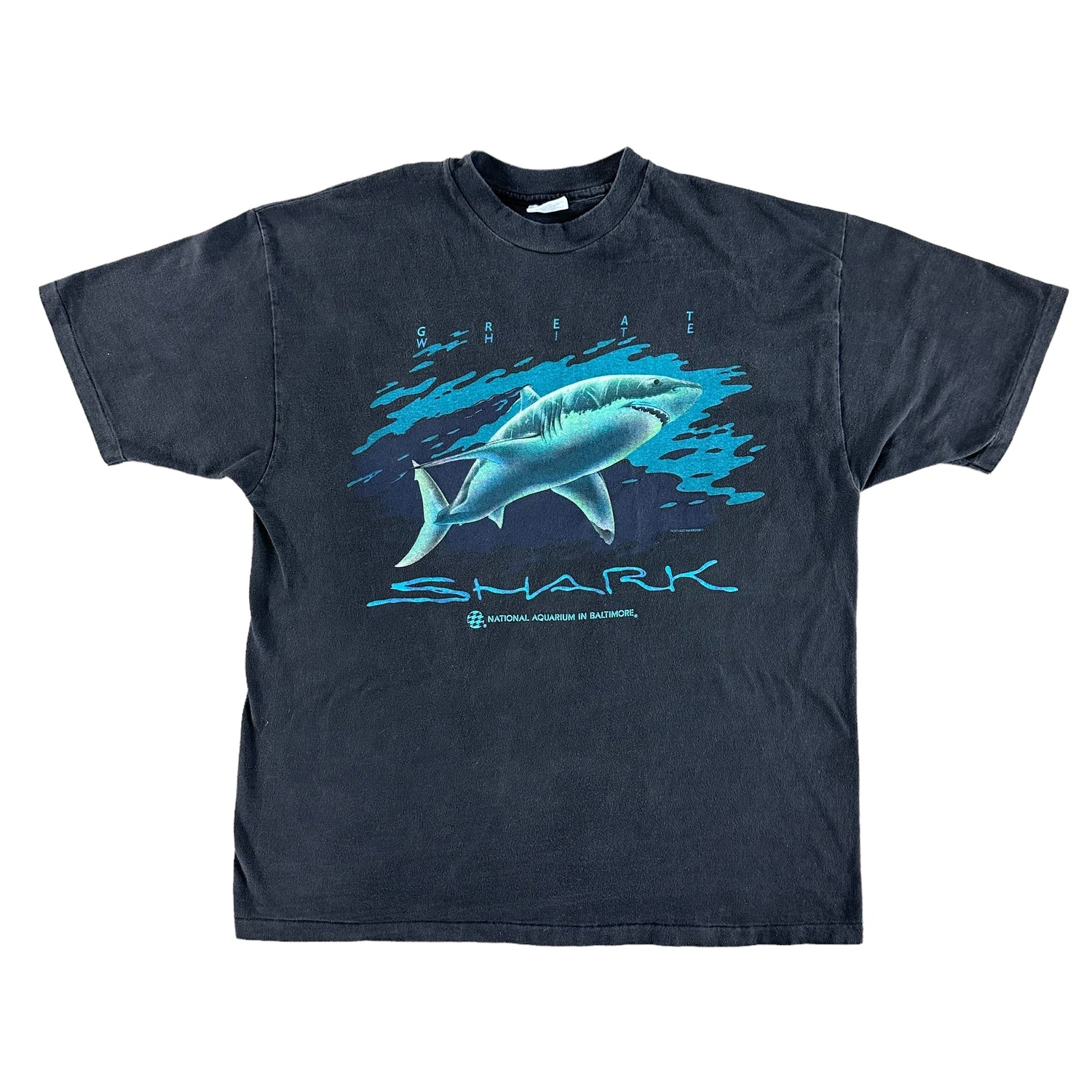 Vintage 1990s Shark T-shirt size XL