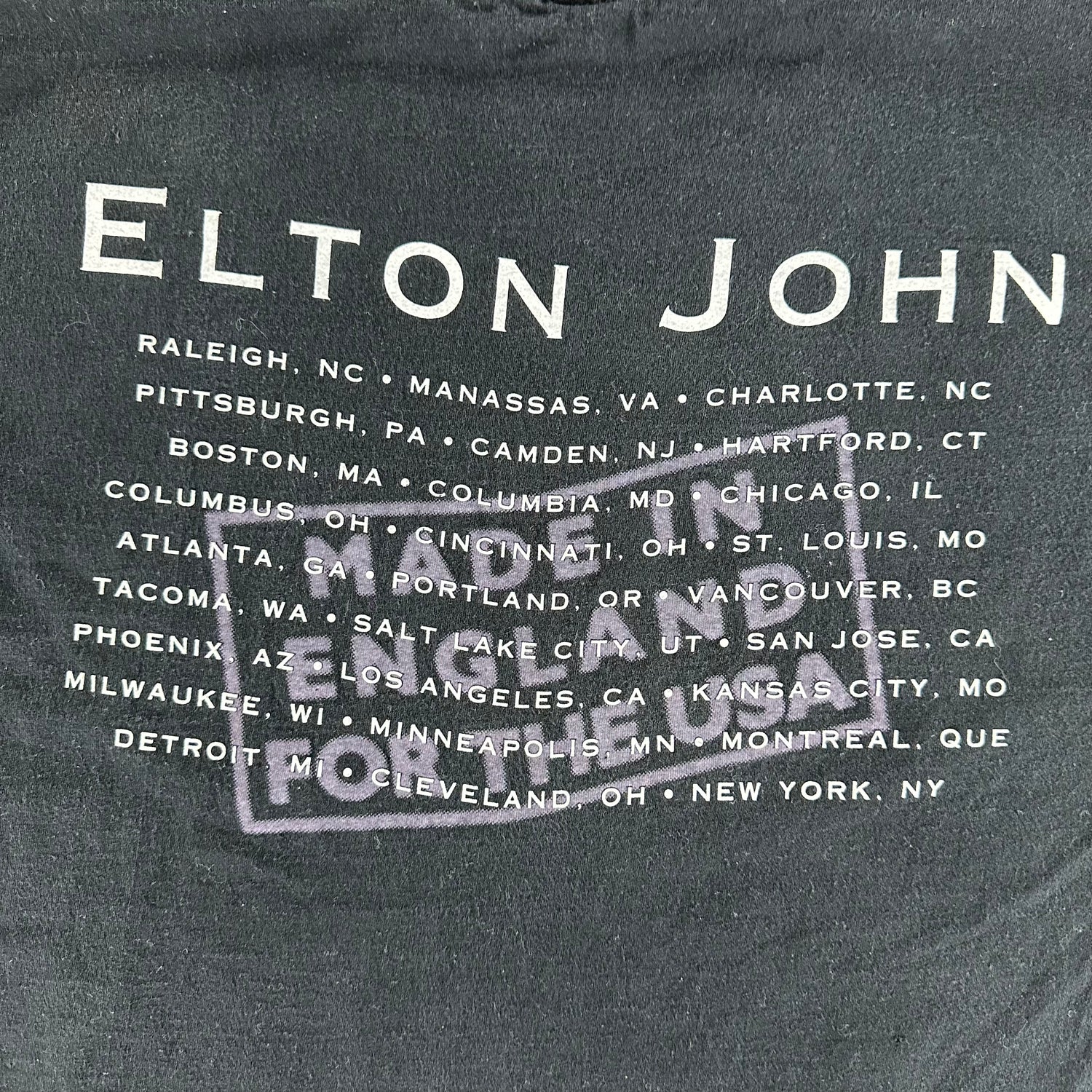 Vintage 1990s Elton John T-shirt size XL