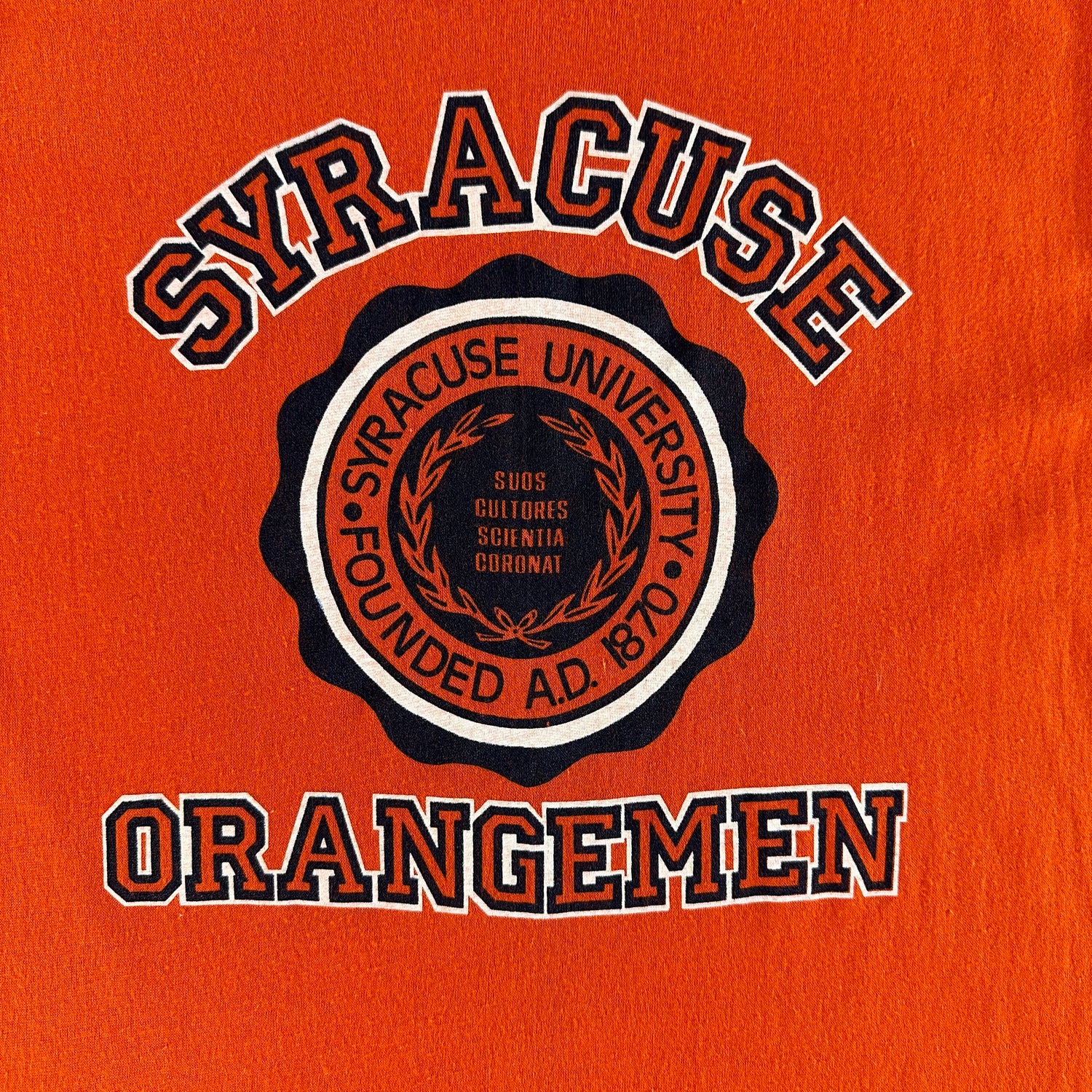 Vintage 1980s Syracuse University T-shirt size Large