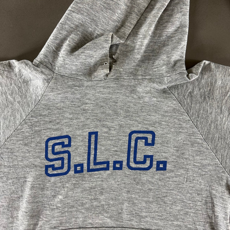 Vintage 1980s S.L.C Hoodie Sweatshirt size Large