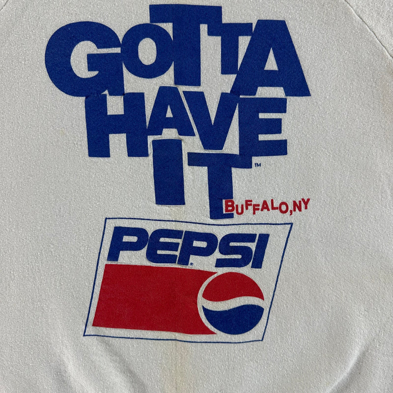 Vintage 1980s Pepsi Sweatshirt size Large