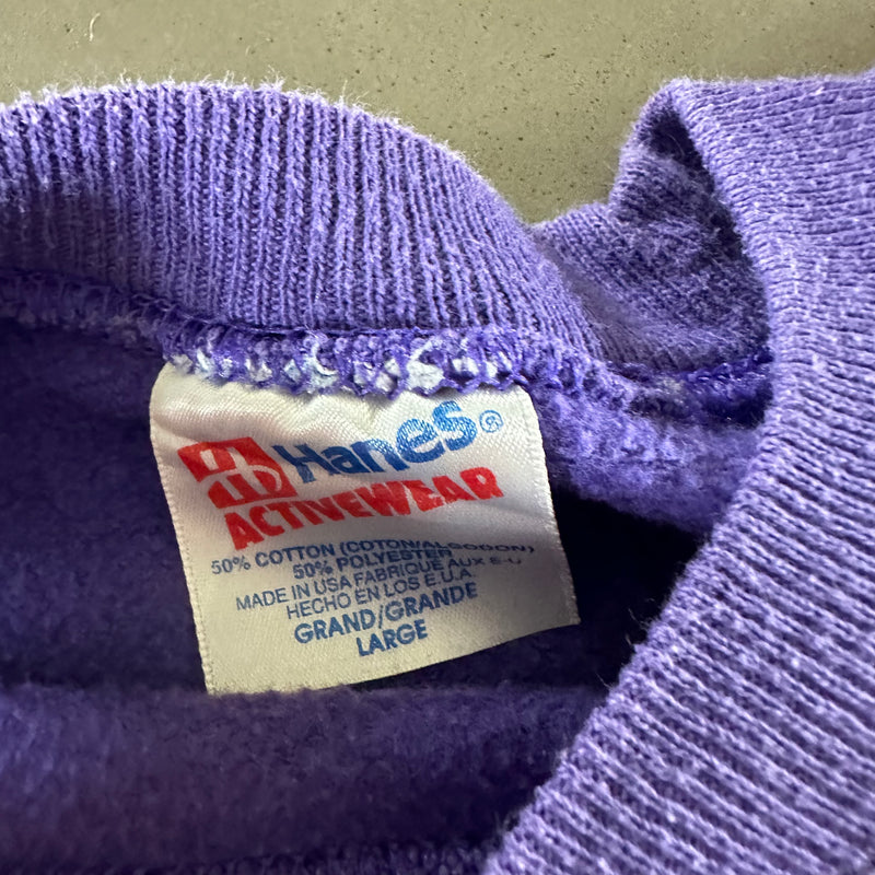 Vintage 1992 Purple Sweatshirt size Large