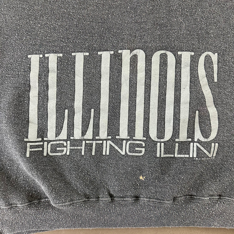 Vintage 1990s Illinois Sweatshirt size Large