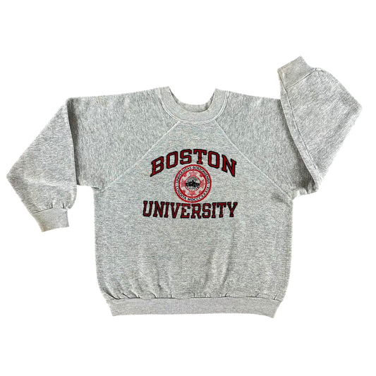 Vintage 1980s Boston University Sweatshirt size Large (Fits Like Medium)