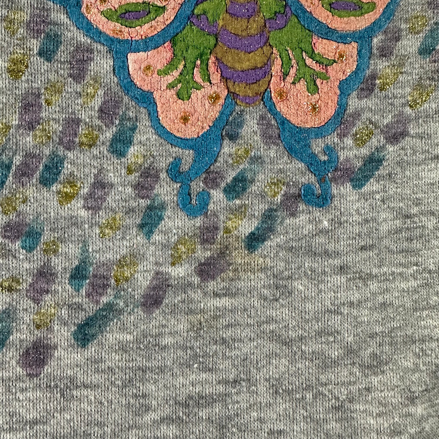 Vintage 1980s Butterfly Sweatshirt size Large