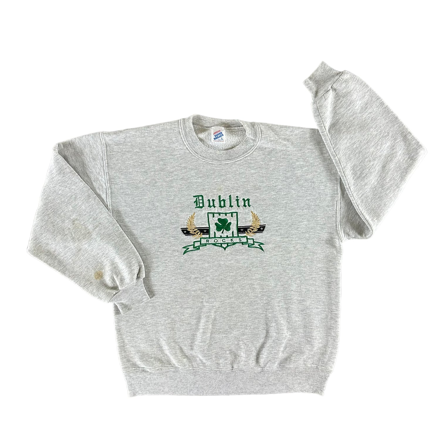 Vintage 1990s Dublin Rocks Sweatshirt size Large