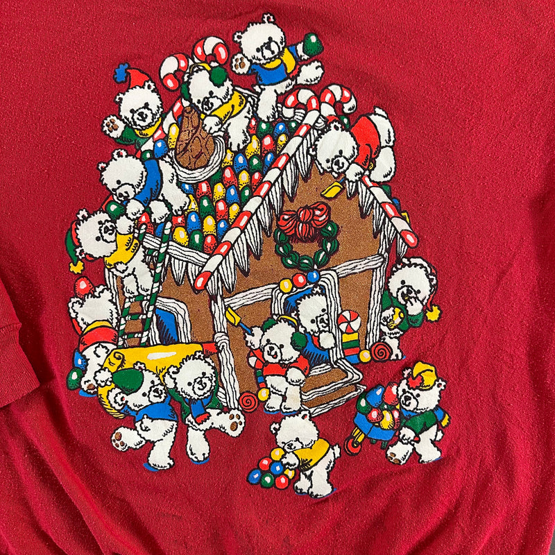 Vintage 1990s Ginger Bread House Sweatshirt size Large