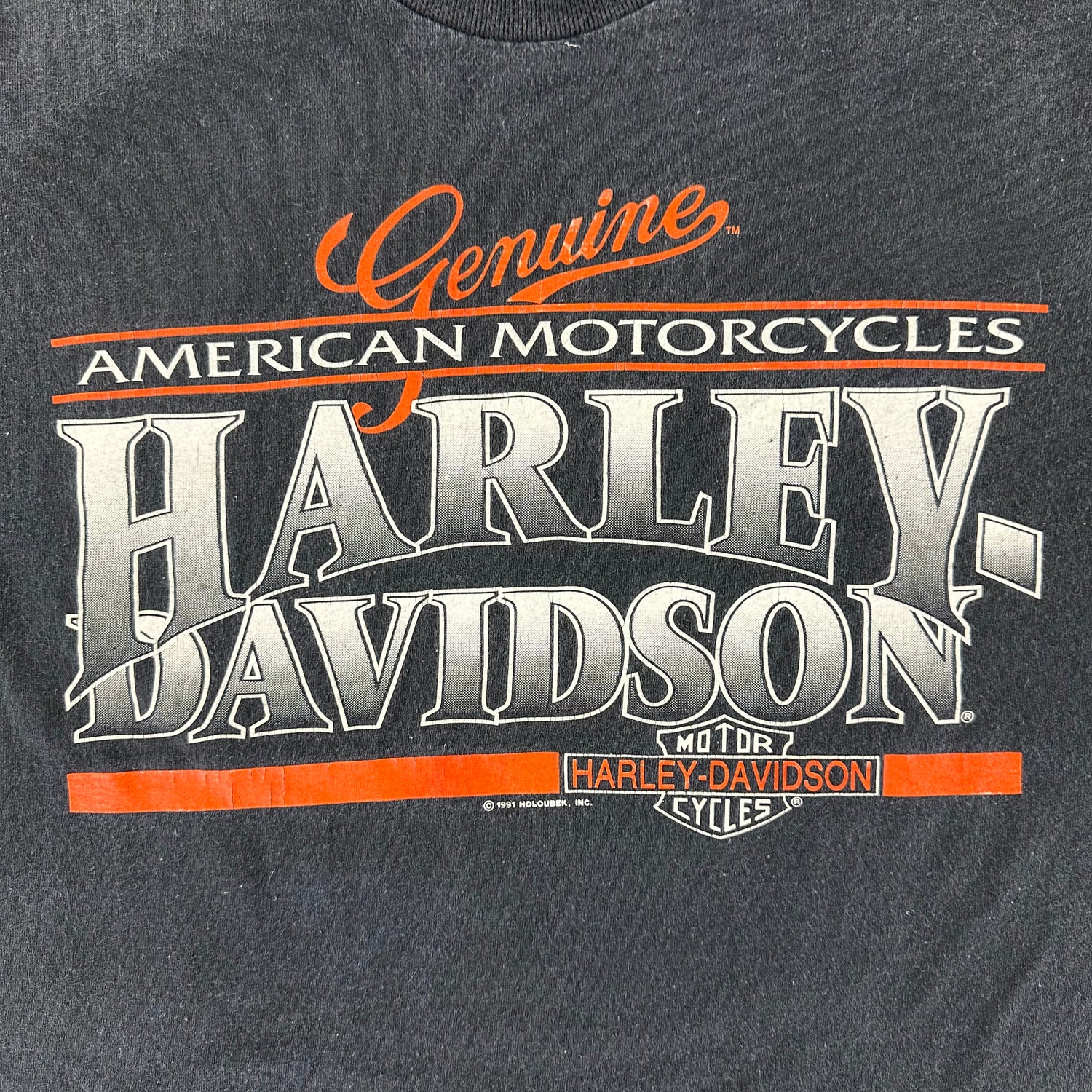 Vintage 1991 Harley Davidson T-shirt size XL