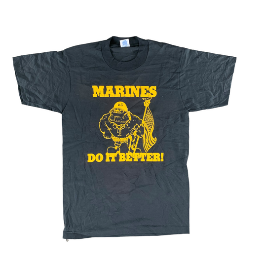 Vintage 1980s Marines T-shirt size Medium