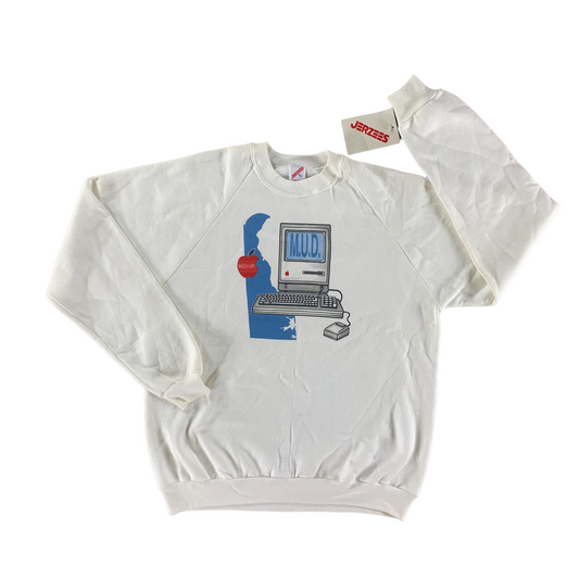 Vintage 1980s Apple Computer Sweatshirt size XL