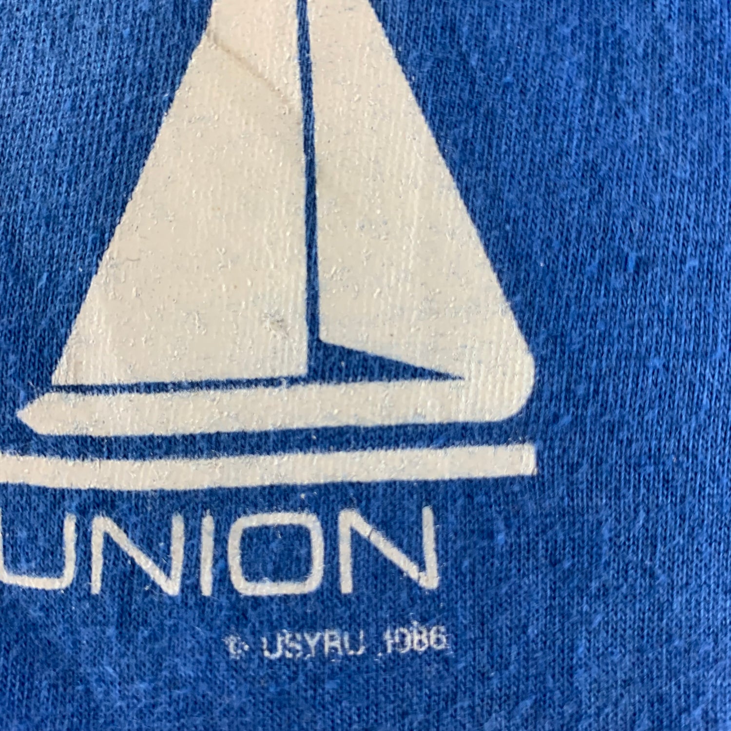 Vintage 1986 Yacht Racing T-shirt size Large