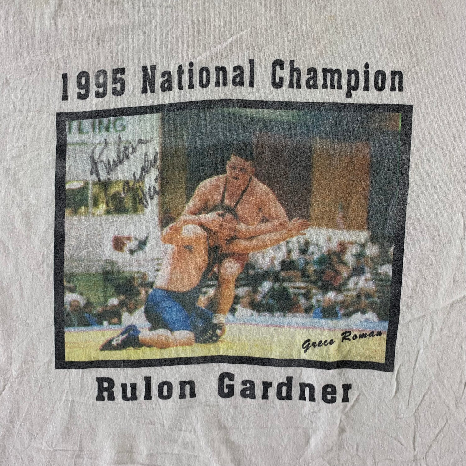 Vintage 1995 Wrestling T-shirt size Medium