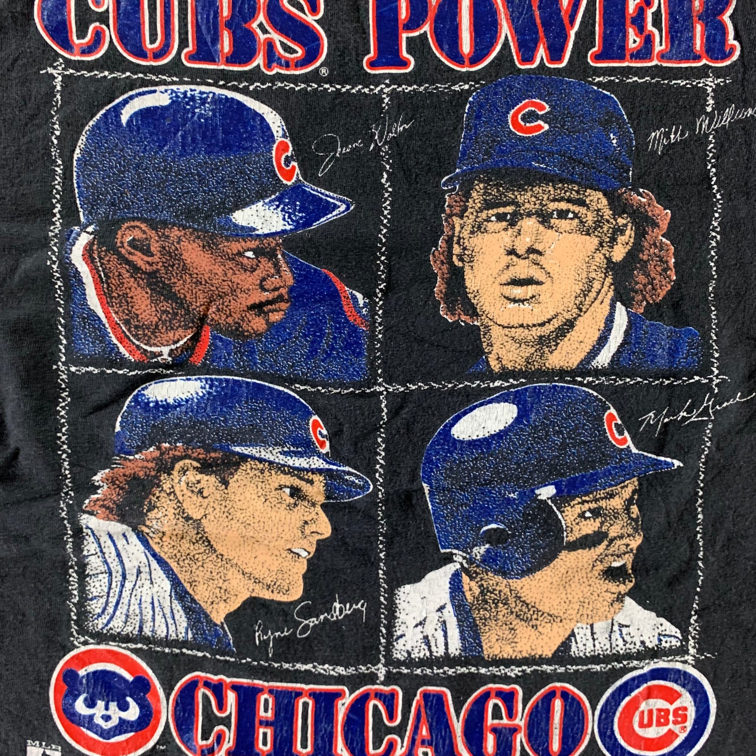 Vintage Cubs 1990s T Shirt 1993 Cubs T Shirt Official MLB 