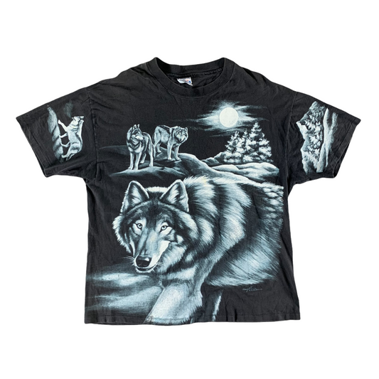 Vintage 1994 Wolf T-shirt size XL